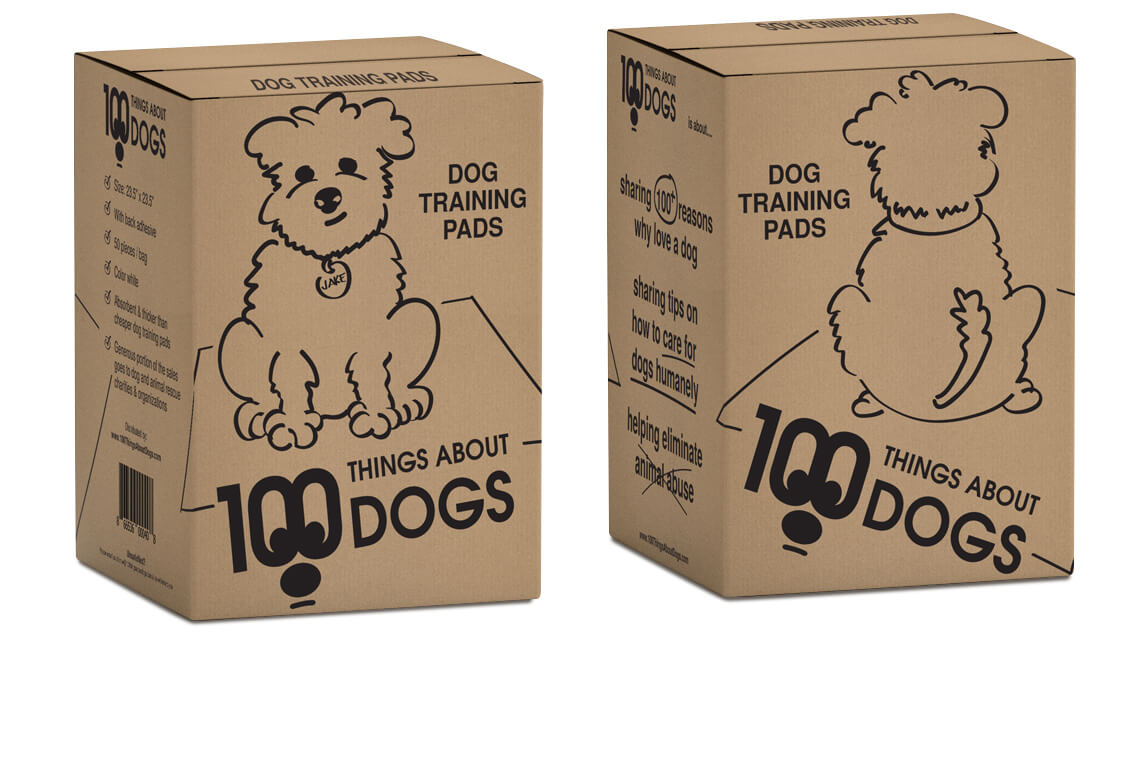 DOG TRAINING PADS PACKAGING