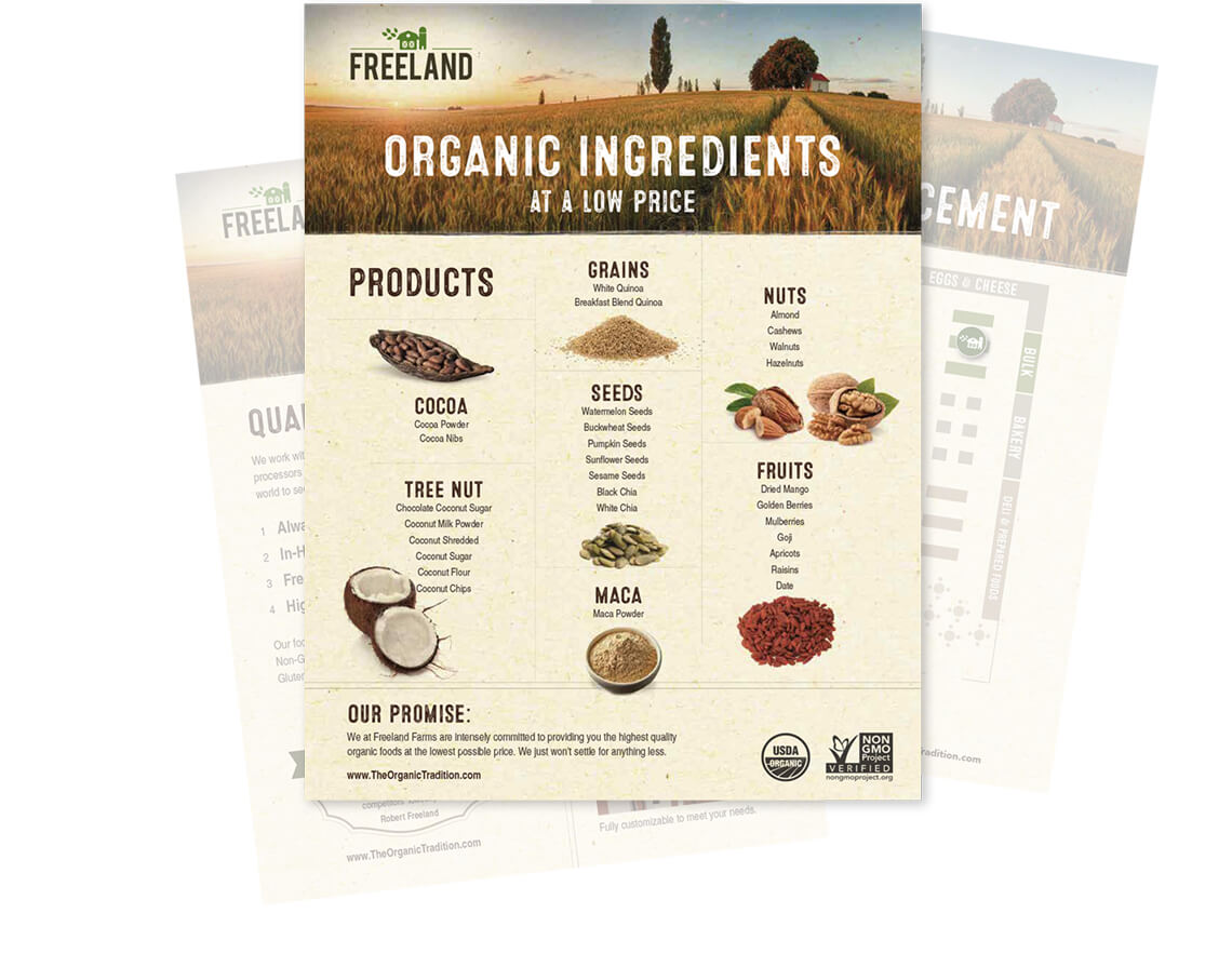 FREELAND SALES SHEET