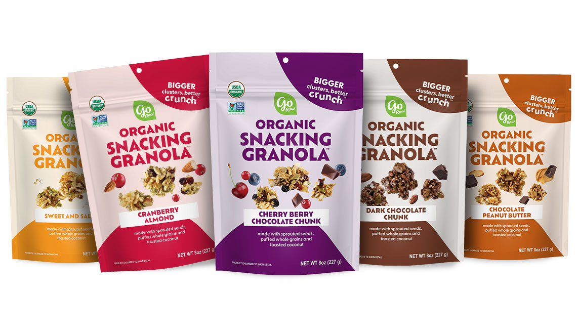 GO RAW SNACKING GRANOLA